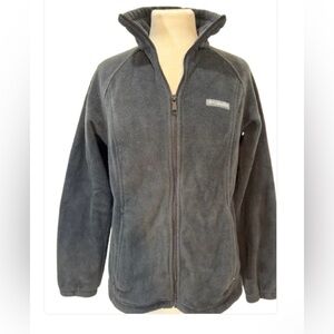 Size Large Columbia Black Full-Zip Fleece Jacket